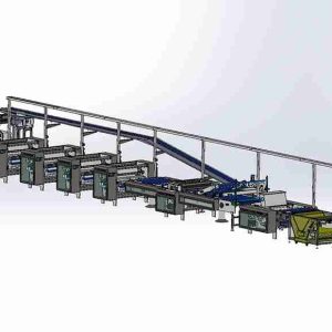 automatic biscuit production line factory