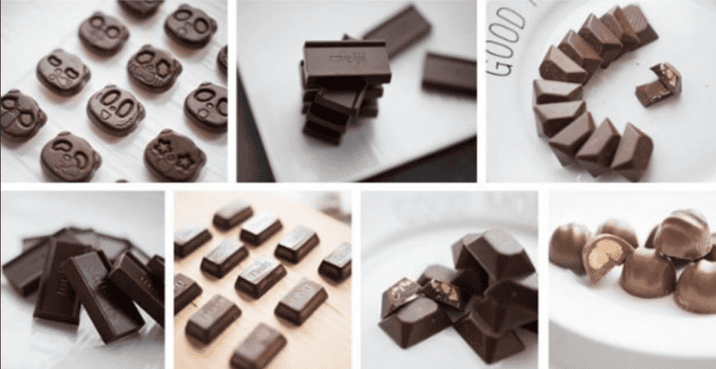 machine à mouler le chocolat | ligne de production de chocolat