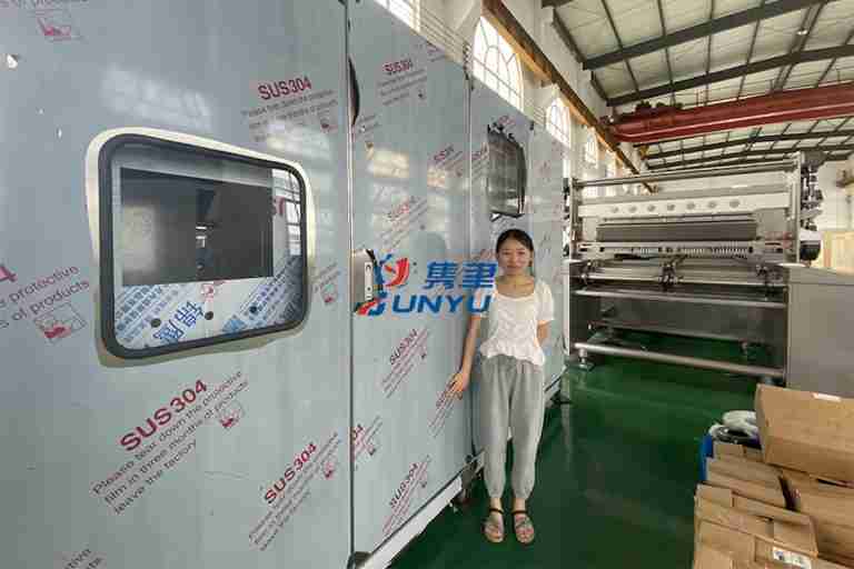 máquina de doces sem amido | linha de produção de pirulito de geléia e caramelo