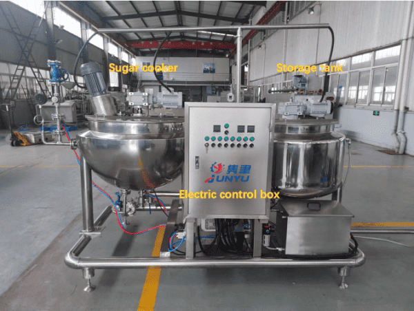 toffee candy depositing line | toffee candy making machine | caramel candy machine