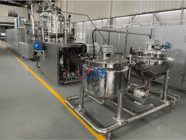 toffee candy depositing line | toffee candy making machine | caramel candy machine
