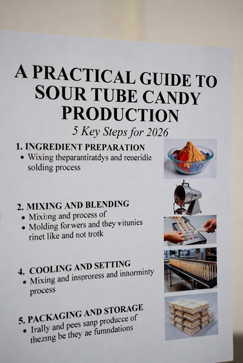 A Practical Guide to Sour Tube Candy Production: 5 Key Steps for 2026
