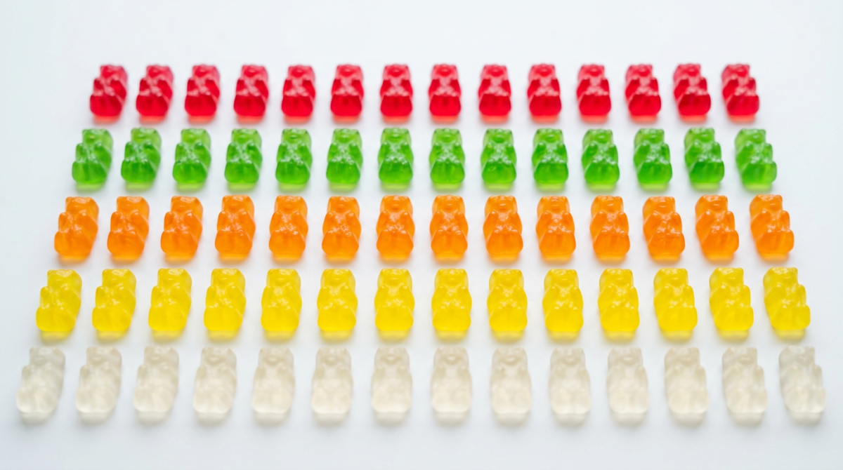 gummibeer smaken — kleurrijk assortiment gummiberen op smaak