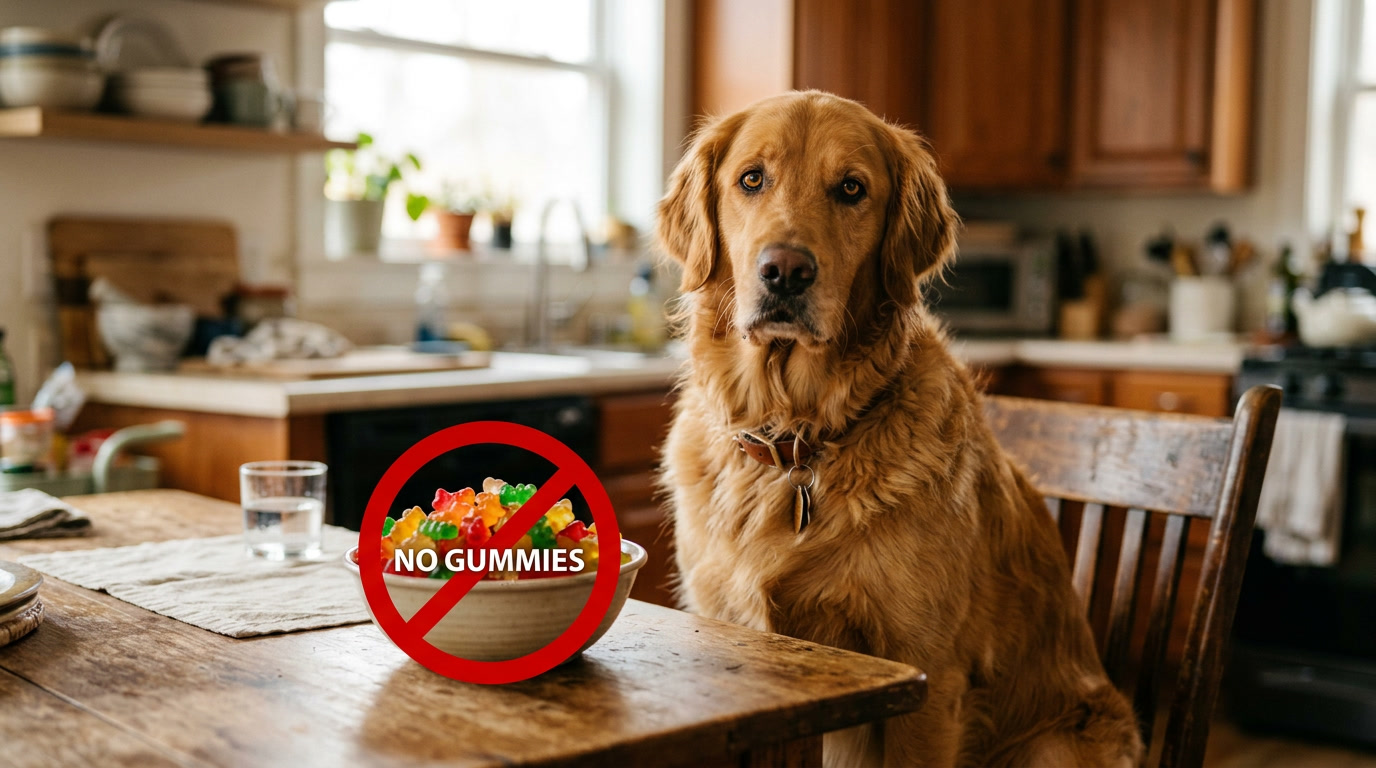 can dogs have gummy bears — hero overview