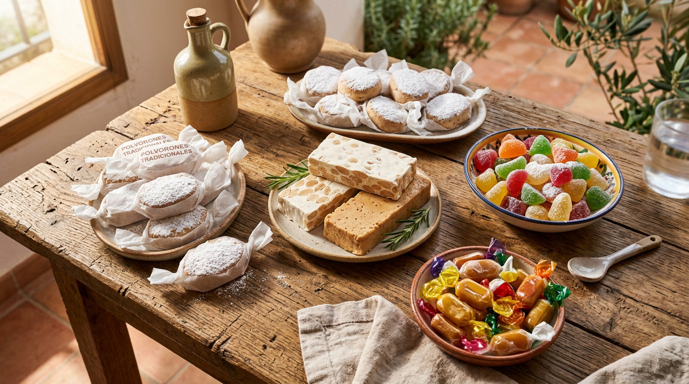 spanish candy — hero overview of traditional Spanish sweets