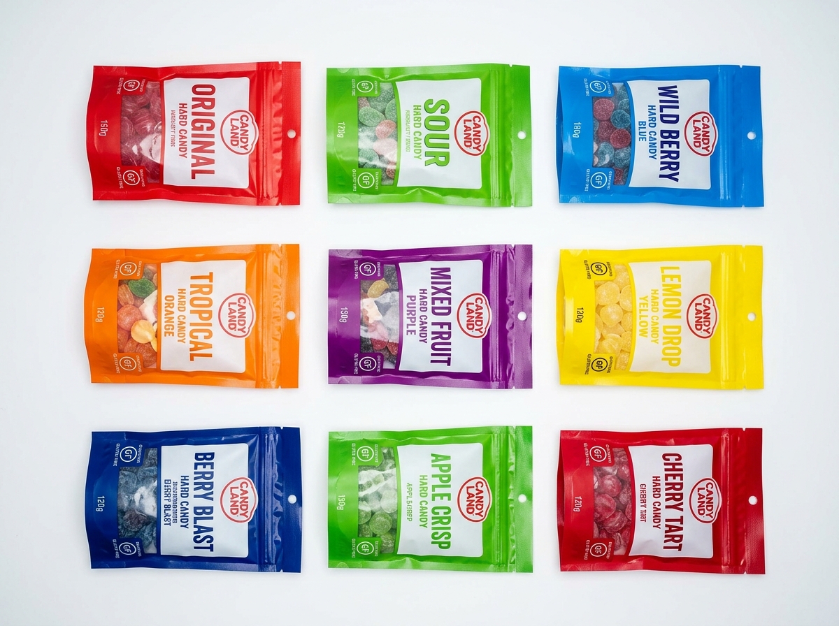 les Skittles sont-ils sans gluten — graphique comparatif des produits montrant toutes les principales variétés de Skittles avec des étiquettes de statut gluten