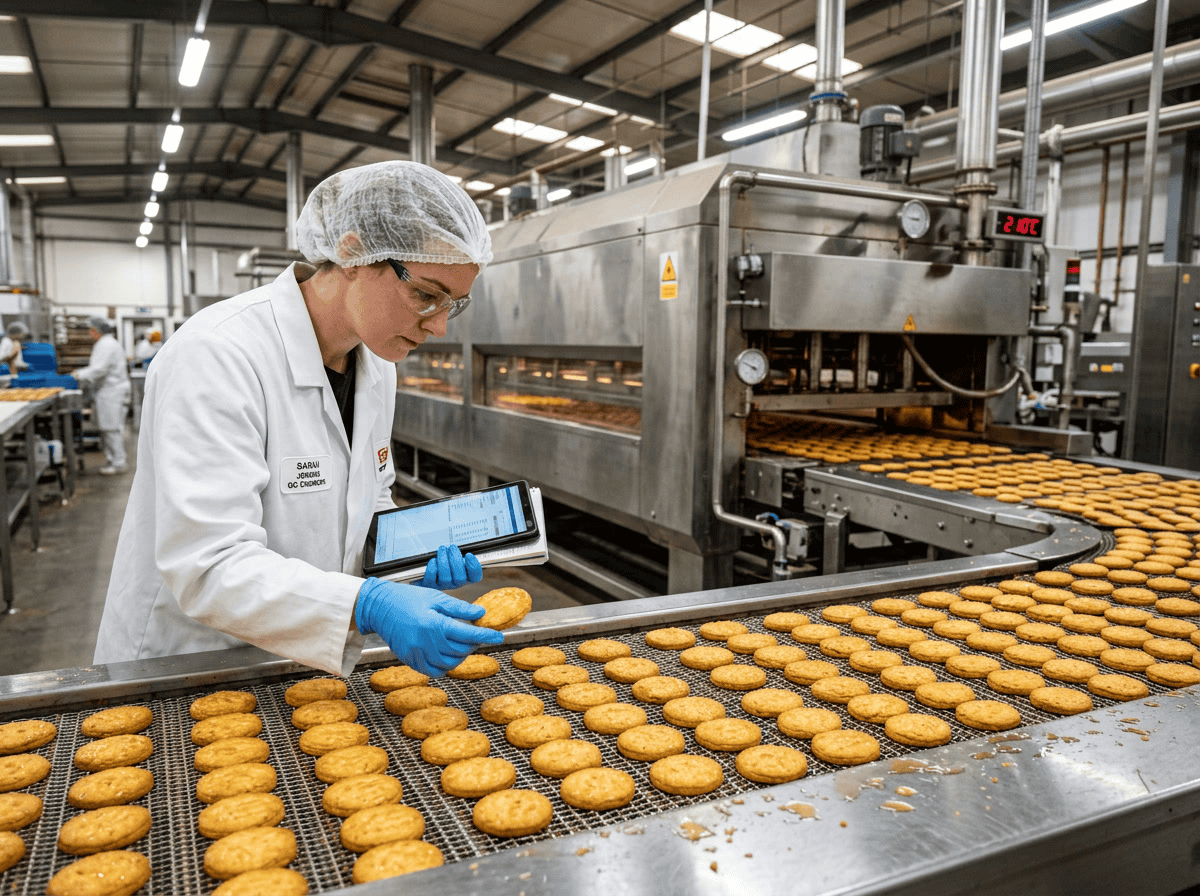 proses pemilihan lini produksi biskuit madu — kerangka keputusan