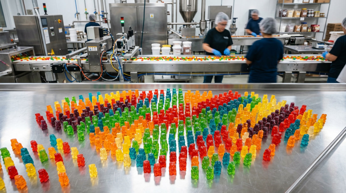Wie macht man Gummibärchen Held